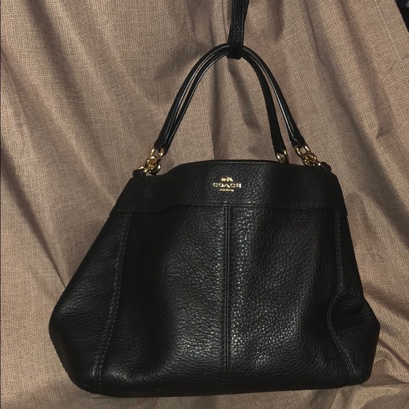 COACH pebbled leather Small Lexy handbag - Picture 2 of 8